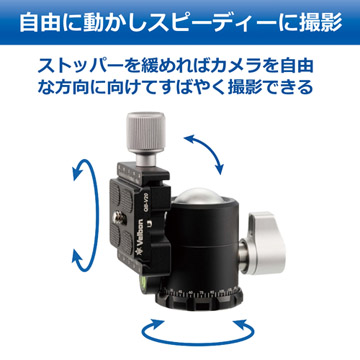 ワンアクションですばやい撮影が可能