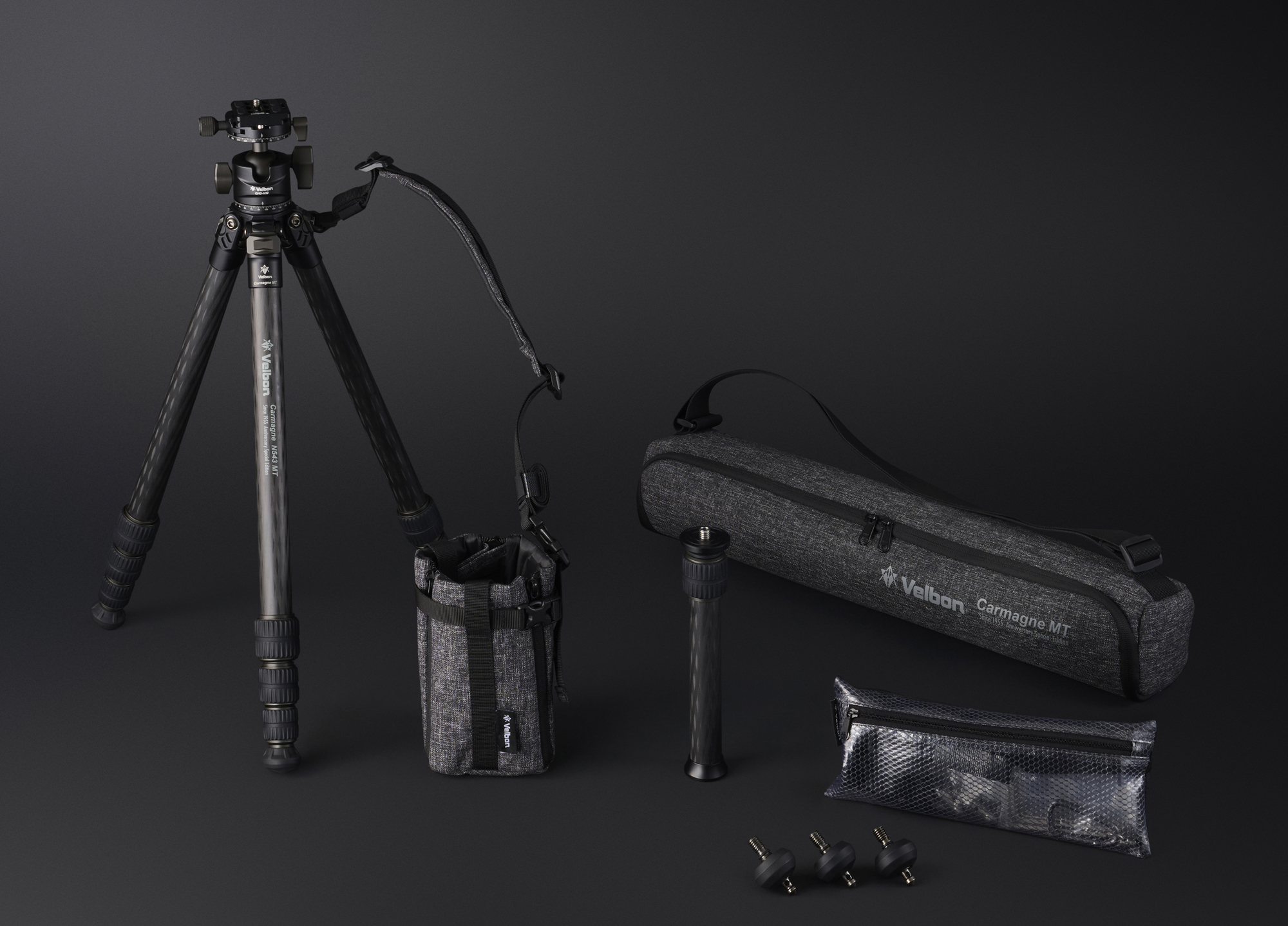 Velbon（ベルボン） 中型カーボン三脚 4段 カルマーニュ N643 MT（A70）
